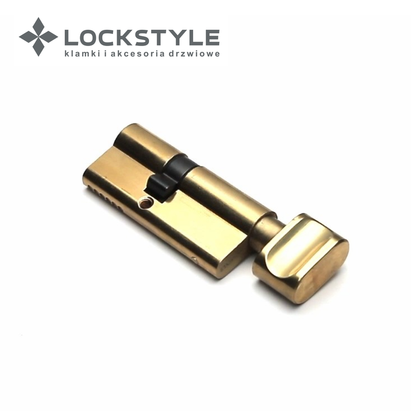Цилиндровый механизм LOCKSTYLE C40X30KC 5 ключей в комплекте, PB (золото)